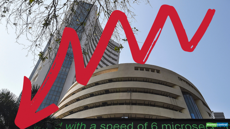 Indian stocks trim losses, but languish at multi-year lows