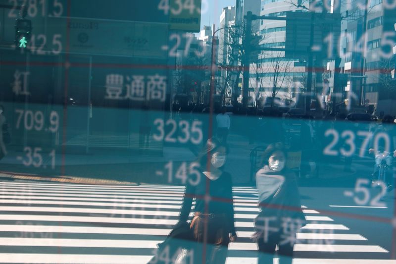 Asian shares grind higher, virus risks block the way